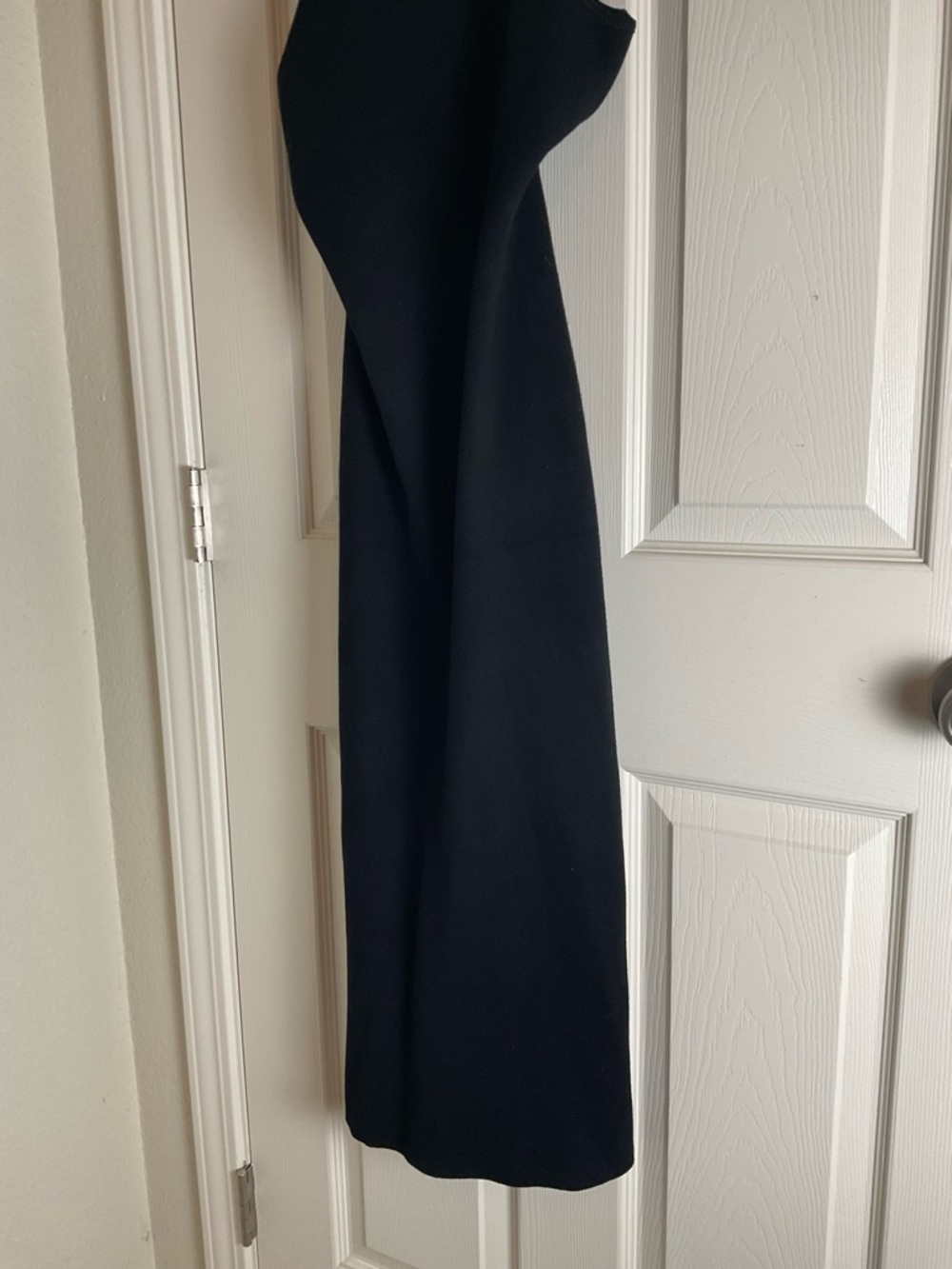 House of Harlow 1960 Black Ribbed Knit Halter Midi Dress Open Back Size M - Picture 3 of 9